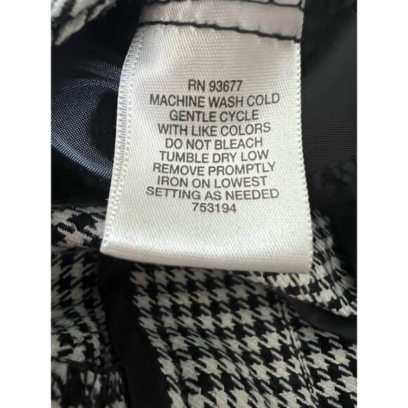 Liz Claiborne Emma Classic Houndstooth Pattern Career Ankle Pants Size 18 - Picture 7 of 7